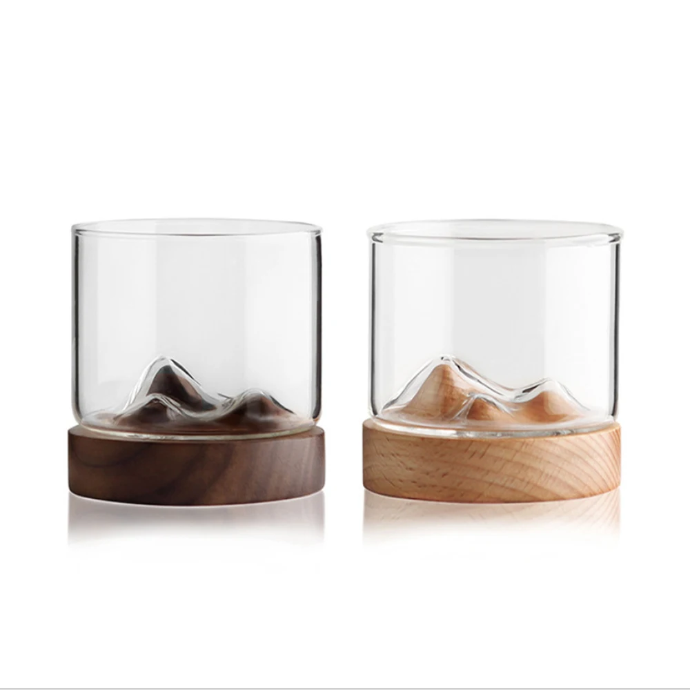 5oz Mountain Wine Glass mug with Wooden chinese tea mug Bottom Whiskey Glasses Japanese Household Tea Cup wood mug gift
5oz Mountain Wine Glass mug with Wooden chinese tea mug Bottom Whiskey Glasses Japanese Household Tea Cup wood mug gift