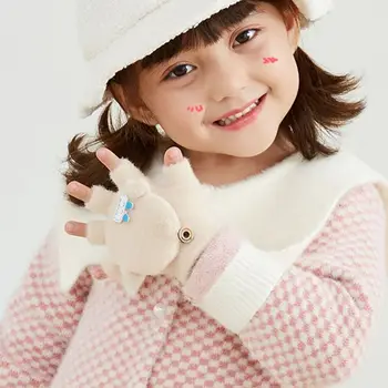 Toddler Kids Winter Plush Knit Cartoon Rabbit Applique Convertible Flip Gloves
Toddler Kids Winter Plush Knit Cartoon Rabbit Applique Convertible Flip Gloves