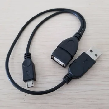 USB Type A Female to USB Type A Male & Micro USB Male Splitter OTG Data Extension Cable 30+20cm
USB Type A Female to USB Type A Male & Micro USB Male Splitter OTG Data Extension Cable 30+20cm