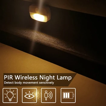 LED Motion Sensor Lights PIR Wireless Battery Cabinet Stair Lamp Warm/White Night Lights For Kitchen Cabinet Wardrobe Lighting
LED Motion Sensor Lights PIR Wireless Battery Cabinet Stair Lamp Warm/White Night Lights For Kitchen Cabinet Wardrobe Lighting