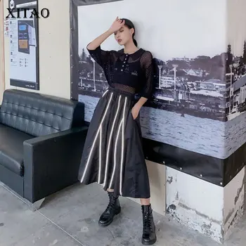 XITAO Europe Black Loose A Line Elastic Waist Casual Design Women Skirt 2020 Spring Summer Women Temperament Skirt DMY4398
XITAO Europe Black Loose A Line Elastic Waist Casual Design Women Skirt 2020 Spring Summer Women Temperament Skirt DMY4398