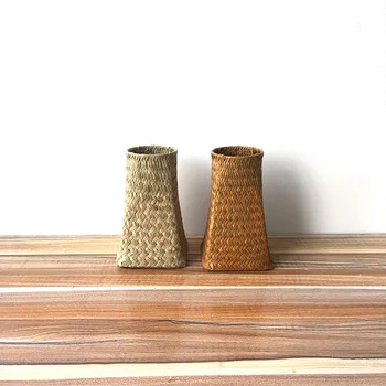 Seagrass Woven Baskets Garden Flower Vase Hand Woven Wicker Basket Seagrass Organizer Flower Vase Storage Pot Rattan Crafts
Seagrass Woven Baskets Garden Flower Vase Hand Woven Wicker Basket Seagrass Organizer Flower Vase Storage Pot Rattan Crafts