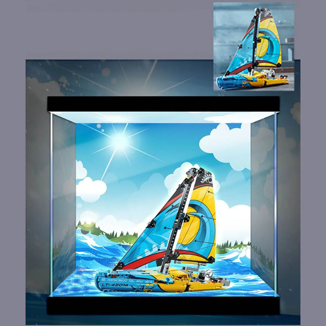 Building Block Acrylic Dustproof Display Box Show Box For Speed Boat 42074 (Display Box Included Only, No Kit) Toy Gift-2 Lights
Building Block Acrylic Dustproof Display Box Show Box For Speed Boat 42074 (Display Box Included Only, No Kit) Toy Gift-2 Lights