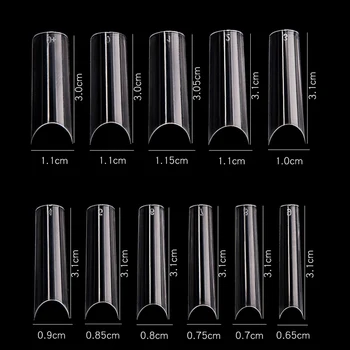 550 Pcs/bag New Long C Curved False Nail Tips Transparent Professional Nail Art Tips French Fake Nails For DIY Salon Tips Build
550 Pcs/bag New Long C Curved False Nail Tips Transparent Professional Nail Art Tips French Fake Nails For DIY Salon Tips Build