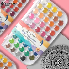Andstal 48 Colors Solid Watercolor Paint Set for Beginner Water Color Pigment with Brush Pen For Painting Art Supplies
Andstal 48 Colors Solid Watercolor Paint Set for Beginner Water Color Pigment with Brush Pen For Painting Art Supplies
