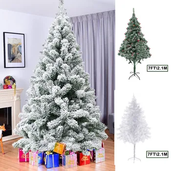 6/7 ft Artificial Christmas Tree Fake Xmas Tree with Durable Metal Legs, 600-700Tips
6/7 ft Artificial Christmas Tree Fake Xmas Tree with Durable Metal Legs, 600-700Tips