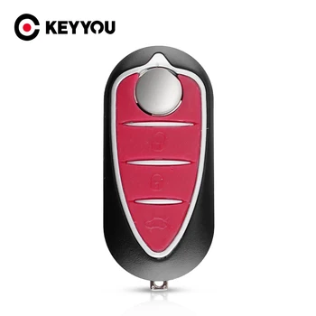 

KEYYOU Folding Flip Remote Key Shell For Alfa Romeo Mito 2008-2018 Giulietta 2010-2016 159 GTA 147 156 166 GT Brera TS