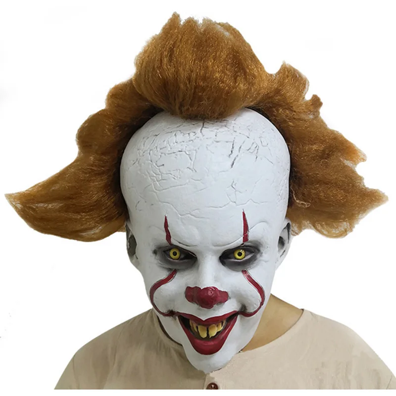 Adult Latex Full Head It Mask Pennywise Clown Cosplay Stephen King It Chapter Mask Horror Clown Carnival Halloween Party Costume
Adult Latex Full Head It Mask Pennywise Clown Cosplay Stephen King It Chapter Mask Horror Clown Carnival Halloween Party Costume
