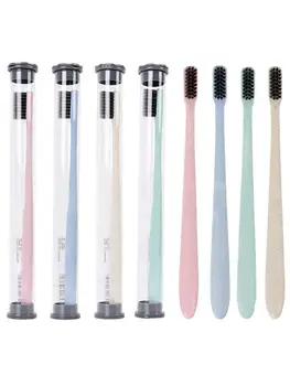 Bamboo Toothbrush Wheat Straw Handle Soft Bristle Toothbrush Portable Oral Nursing Care Tools For Traveling 4 PCS Quick Delivery
Bamboo Toothbrush Wheat Straw Handle Soft Bristle Toothbrush Portable Oral Nursing Care Tools For Traveling 4 PCS Quick Delivery