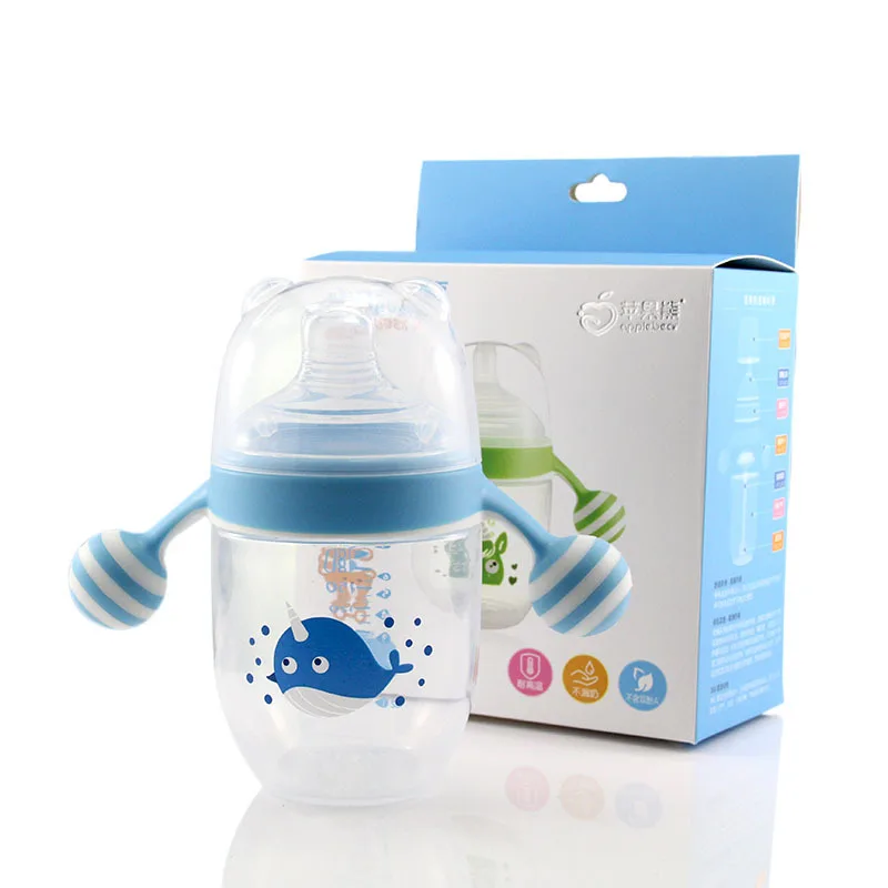 Apple bear Mom And Baby Product Infant Sippy Cup 210 Ml Feeding Bottle with Handle Cup with Straw Leak-Proof Baby Drinking Cup
Apple bear Mom And Baby Product Infant Sippy Cup 210 Ml Feeding Bottle with Handle Cup with Straw Leak-Proof Baby Drinking Cup
