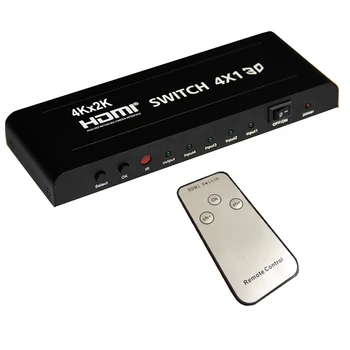 4K HDMI Switch 4x1 3D HDMI 1.4 4Kx2K Switcher Video Converter with PIP Picture in Picture function for PS3 PS4 XBOX DVD PC to TV
4K HDMI Switch 4x1 3D HDMI 1.4 4Kx2K Switcher Video Converter with PIP Picture in Picture function for PS3 PS4 XBOX DVD PC to TV