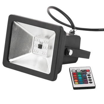 RGB LED Flood Lights 10W Color Changing Spotlight with Remote Control Wall Washer Light 16 Colors 4 Modes Dimmable
RGB LED Flood Lights 10W Color Changing Spotlight with Remote Control Wall Washer Light 16 Colors 4 Modes Dimmable