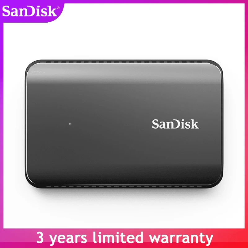 Портативный твердотельный накопитель SanDisk USB 3 1 900 дюйма 480 ГБ 960 | Компьютеры и офис
