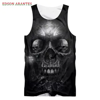Novelty Skull 3D Vest Men black Cool Tank Tops fashion Unisex Custom Print Vest Shirt Sleeveless Streetwear Hip Hop Tank Tops
Novelty Skull 3D Vest Men black Cool Tank Tops fashion Unisex Custom Print Vest Shirt Sleeveless Streetwear Hip Hop Tank Tops