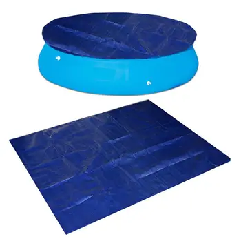 1Pc Pool Cover Rainproof and Dustproof Cloth Pool Cover Mat Floor Pad for Frame Pools Inflatable Swimming (1.85x1.5m) 
1Pc Pool Cover Rainproof and Dustproof Cloth Pool Cover Mat Floor Pad for Frame Pools Inflatable Swimming (1.85x1.5m)