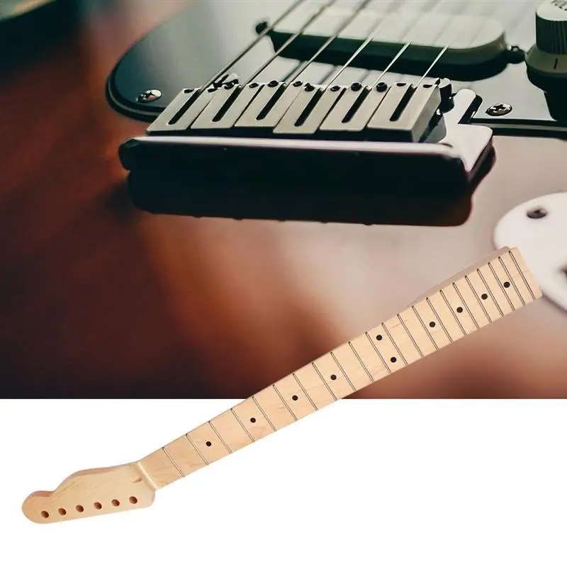 22 Frets Maple Wood Guitar Neck Replacement Inlay Back Guitar Neck for Fender Tele TL Replacement Guitar Accessories Parts
22 Frets Maple Wood Guitar Neck Replacement Inlay Back Guitar Neck for Fender Tele TL Replacement Guitar Accessories Parts