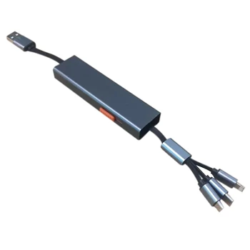 Aluminum Case Three-In-One Storage Data Cable,for Android / iPhone / Type-C Fast Charging Cable
Aluminum Case Three-In-One Storage Data Cable,for Android / iPhone / Type-C Fast Charging Cable