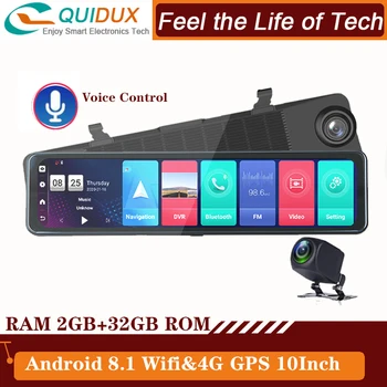 Smart Car DVR Android 8.1 Rearview Mirror 12 Inch 2 Cameras 4G ADAS Dash Cam GPS Navigation Wifi Vechile Auto Video Recorder
Smart Car DVR Android 8.1 Rearview Mirror 12 Inch 2 Cameras 4G ADAS Dash Cam GPS Navigation Wifi Vechile Auto Video Recorder
