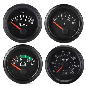 52mm 2" Car Gauge Water Temperature Oil Pressure Battery Voltage Barometer bar psi voltmeter tachometer for most Boat Car Truck
52mm 2" Car Gauge Water Temperature Oil Pressure Battery Voltage Barometer bar psi voltmeter tachometer for most Boat Car Truck