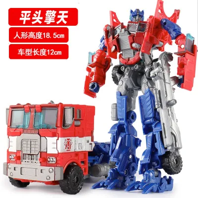 2019 Top Sale 19.5cm Model Transformation Robot Car Action toys Plastic Toys Action Figure Toys BEST Gift For Education Children