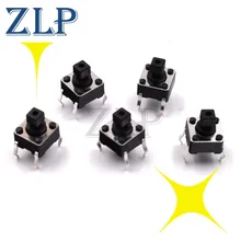 6*6*7.3MM Square Head 6*6*7.3H 4 pin Vertical Micro Switch Button Switch DIP-4
6*6*7.3MM Square Head 6*6*7.3H 4 pin Vertical Micro Switch Button Switch DIP-4