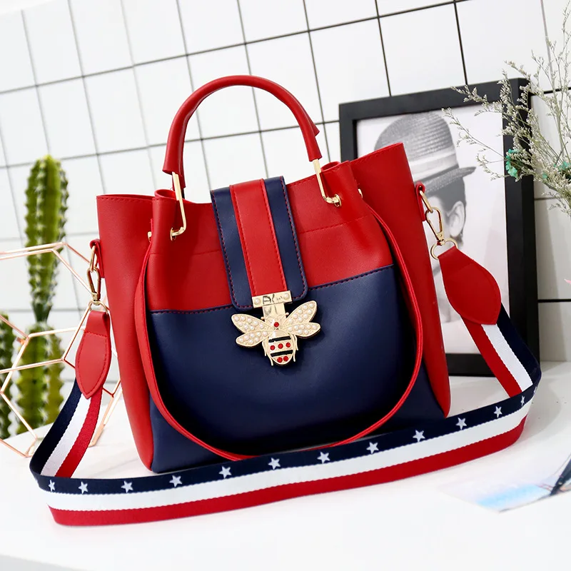 Contrast Color WOMEN'S Bag 2019 Spring And Summer New Style Europe And America Large Capacity Handbag Large Bag Women's Simple P
Contrast Color WOMEN'S Bag 2019 Spring And Summer New Style Europe And America Large Capacity Handbag Large Bag Women's Simple P