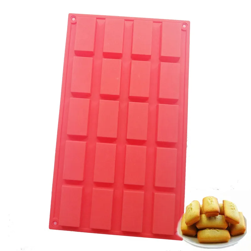 20 Cavity Financier Silicone Cake Mold French Dessert Tools Gold Bricks Chocolate Mold DIY baking Cake Tools
20 Cavity Financier Silicone Cake Mold French Dessert Tools Gold Bricks Chocolate Mold DIY baking Cake Tools