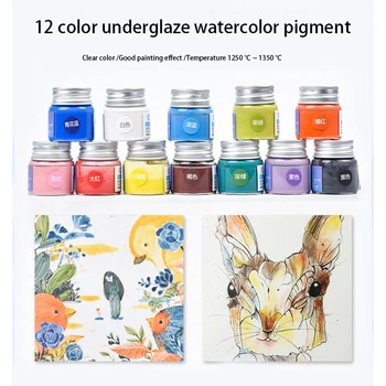 Pottery painting tools / pottery watercolor paint / pottery DIY hand-painted pottery paint / 12-color ceramic paint set
Pottery painting tools / pottery watercolor paint / pottery DIY hand-painted pottery paint / 12-color ceramic paint set