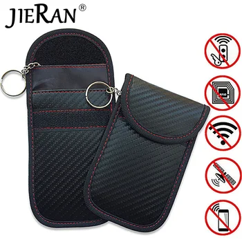 Newest 1pc Anti-theft Car Key Carbon Fiber Key Hoder RFID Signal Blocker Faraday Signal Blocking Pouch Bag Hot Key Chain Wallets
Newest 1pc Anti-theft Car Key Carbon Fiber Key Hoder RFID Signal Blocker Faraday Signal Blocking Pouch Bag Hot Key Chain Wallets