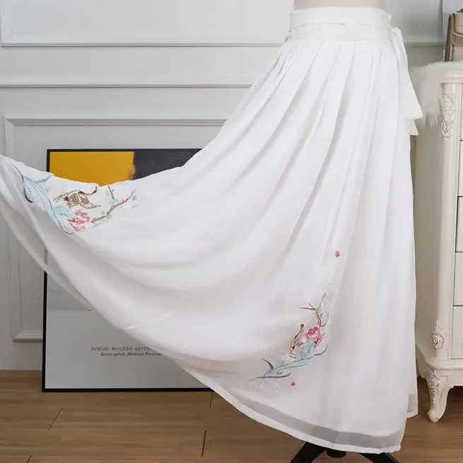 Original Modern Hanfu Female Adult Ancient Costume Super Fairy Embroidered Yuzi Song Mo Chinese Style Hanfu Skirt
Original Modern Hanfu Female Adult Ancient Costume Super Fairy Embroidered Yuzi Song Mo Chinese Style Hanfu Skirt