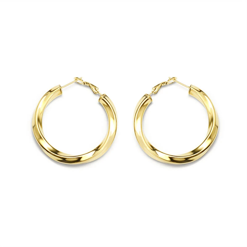 Luxury Designs Hollow Out Spiral Pattern Hoop Earrings For Women Wedding Gift Vintage Gold Color Stainless Steel Jewelry 2020
Luxury Designs Hollow Out Spiral Pattern Hoop Earrings For Women Wedding Gift Vintage Gold Color Stainless Steel Jewelry 2020