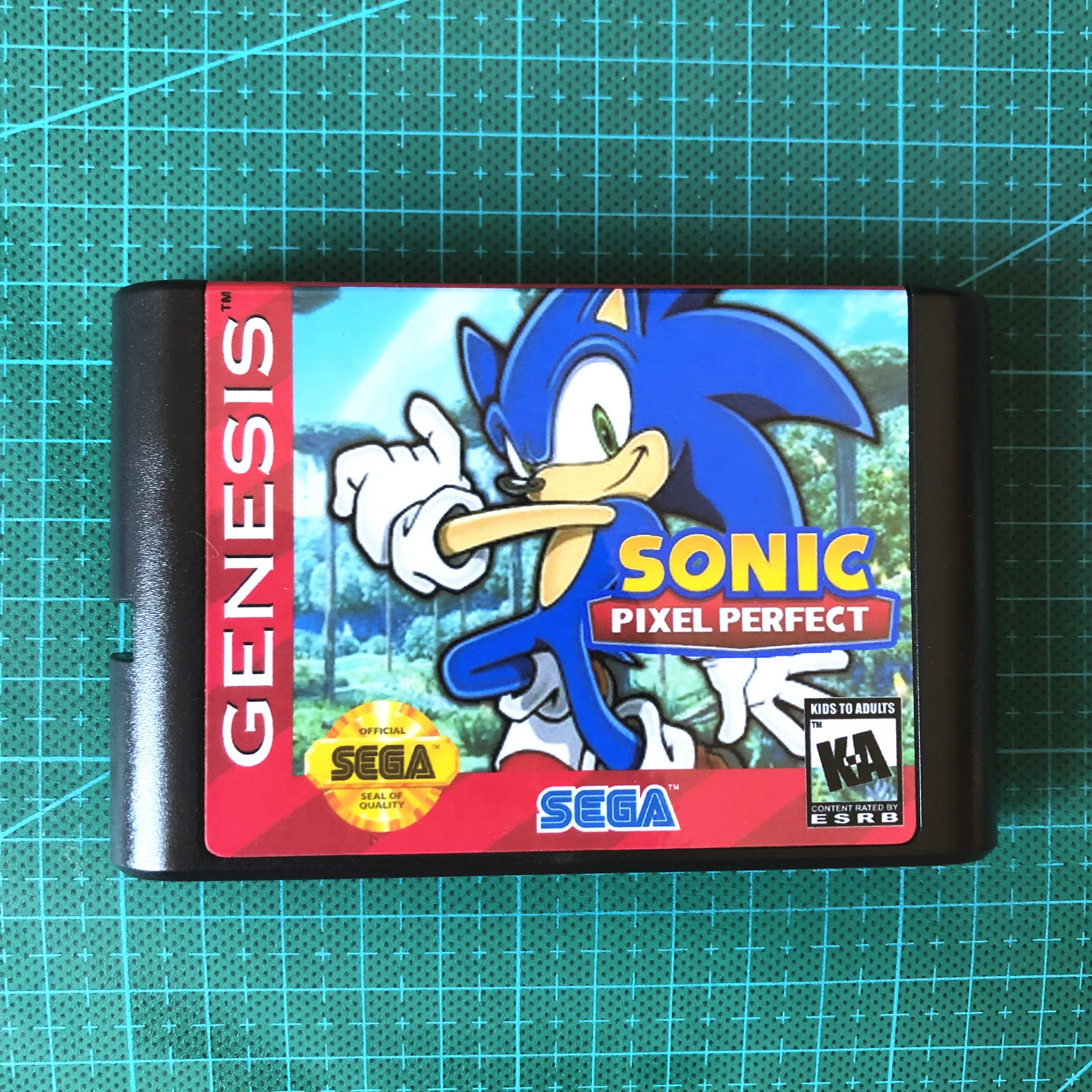 Sonic Pixel Perfect for 16 bit Game Card Game Cartridge for Sega genesis Mega Drive
Sonic Pixel Perfect for 16 bit Game Card Game Cartridge for Sega genesis Mega Drive