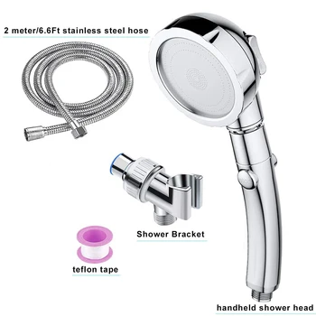 360 degree rotatable 3 Modes shower head with Water Control Button High-pressure water-saving Rain shower watering
360 degree rotatable 3 Modes shower head with Water Control Button High-pressure water-saving Rain shower watering