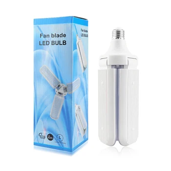 E27 LED Bulb 30W 45W 60W Creative ledlamp Super Bright Foldable Fan Blade Angle Adjustable Ceiling Lamp Home Energy Saving Light
E27 LED Bulb 30W 45W 60W Creative ledlamp Super Bright Foldable Fan Blade Angle Adjustable Ceiling Lamp Home Energy Saving Light