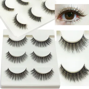3Pairs Luxury False Lashes Fluffy Eyelashes Natural Long Cross False Eyelashes Makeup Natural Fake Thick Black Y809
3Pairs Luxury False Lashes Fluffy Eyelashes Natural Long Cross False Eyelashes Makeup Natural Fake Thick Black Y809