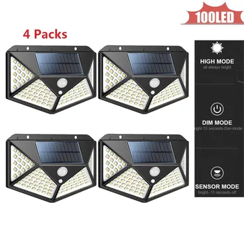 100lED Solar Lamp Outdoor Waterproof Ip65 Three Sides Induction Wall Lamp Flame Garden Street Lighting Emergency Modern 4 sided 
100lED Solar Lamp Outdoor Waterproof Ip65 Three Sides Induction Wall Lamp Flame Garden Street Lighting Emergency Modern 4 sided