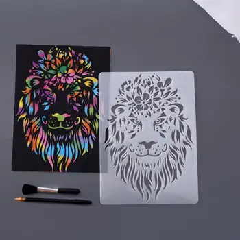 1PC Animals Drawing Template Ruler Animals Hollow out Template Stationery Drawing Figure Ruler Painting With Scratch Paper
1PC Animals Drawing Template Ruler Animals Hollow out Template Stationery Drawing Figure Ruler Painting With Scratch Paper
