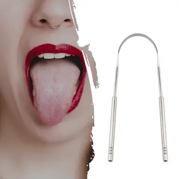 Breath Rescue Tongue Scraper Stainless Steel Tongue Coating Bad Breath Removing Tool Tongue Coating Tongue Scraper
Breath Rescue Tongue Scraper Stainless Steel Tongue Coating Bad Breath Removing Tool Tongue Coating Tongue Scraper