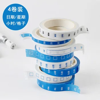 4pcs/lot Schedule Checks Week Numbers Time Grid Washi Tape Set Scrapbooking Sticker Masking Tape Kawaii Papeleria Office Supply
4pcs/lot Schedule Checks Week Numbers Time Grid Washi Tape Set Scrapbooking Sticker Masking Tape Kawaii Papeleria Office Supply
