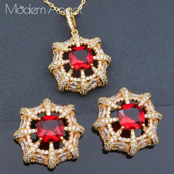 ModemAngel Luxury Jewellery Famous Brand PCS NECKLACE EARRING Sets For Women Accessories Full Cubic Zirconia Earrings Jewelry
ModemAngel Luxury Jewellery Famous Brand PCS NECKLACE EARRING Sets For Women Accessories Full Cubic Zirconia Earrings Jewelry