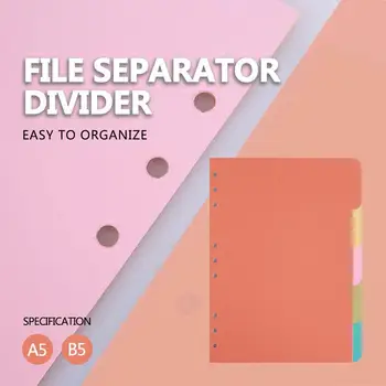 File Dividers Creative Premium Loose-Leaf 6/9 Holes Stationery Punched Folder Dividers Index Sheets Filler Binding
File Dividers Creative Premium Loose-Leaf 6/9 Holes Stationery Punched Folder Dividers Index Sheets Filler Binding