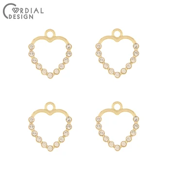 Cordial Design 100Pcs 16*19MM Jewelry Accessories/Charms/Heart Shape/Earring Findings/DIY Making/Hand Made/Rhinestone Pendant
Cordial Design 100Pcs 16*19MM Jewelry Accessories/Charms/Heart Shape/Earring Findings/DIY Making/Hand Made/Rhinestone Pendant