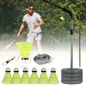 Elastic Badminton Trainers with Telescopic Rod Portable Badminton Training Set for Adults Kids H7JP
Elastic Badminton Trainers with Telescopic Rod Portable Badminton Training Set for Adults Kids H7JP