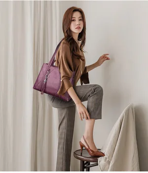 WOMEN'S Bag Handbag 2020 Autumn And Winter New Style Soft Leather Elegant WOMEN'S Bag Fashion Tassels Shoulder Bag
WOMEN'S Bag Handbag 2020 Autumn And Winter New Style Soft Leather Elegant WOMEN'S Bag Fashion Tassels Shoulder Bag