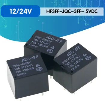 5Pcs 10A Relay HF3FF-JQC-3FF- 5VDC-1ZS 12VDC-1ZS 24VDC-1ZS(551) DIP5 5V 12V 24V DC
5Pcs 10A Relay HF3FF-JQC-3FF- 5VDC-1ZS 12VDC-1ZS 24VDC-1ZS(551) DIP5 5V 12V 24V DC