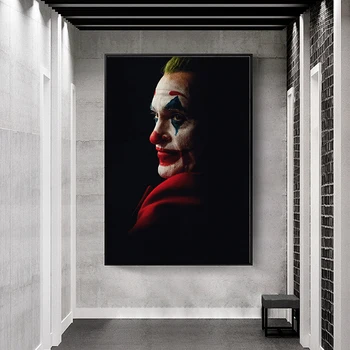 Modern Canvas Painting Movie Joker Poster Black and White Clown Canvas Prints Wall Art Pictures for Living Room Home Decoration
Modern Canvas Painting Movie Joker Poster Black and White Clown Canvas Prints Wall Art Pictures for Living Room Home Decoration