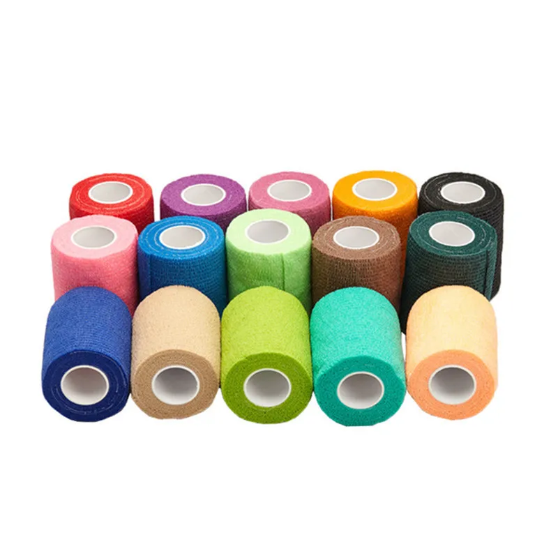 Elastic Bandage WrapTape Colorful Size Self Adhesive Wrap Tape 4.5m Elastoplast For Shoulde Support Pads Finger Ankle Palm
Elastic Bandage WrapTape Colorful Size Self Adhesive Wrap Tape 4.5m Elastoplast For Shoulde Support Pads Finger Ankle Palm
