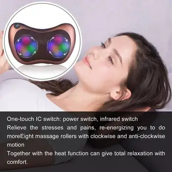 Electric Massage Pillow Waist Neck Back Shiatsu Kneading Pad Car Vehicle Multifunctional Massage Pillow
Electric Massage Pillow Waist Neck Back Shiatsu Kneading Pad Car Vehicle Multifunctional Massage Pillow
