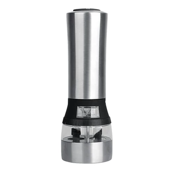 2 in 1 Electric Seasoning Grinding Salt Pepper Grinder Acrylic Muller Tool Kitchen Seasoning Grinding Tool Stainless Steel
2 in 1 Electric Seasoning Grinding Salt Pepper Grinder Acrylic Muller Tool Kitchen Seasoning Grinding Tool Stainless Steel