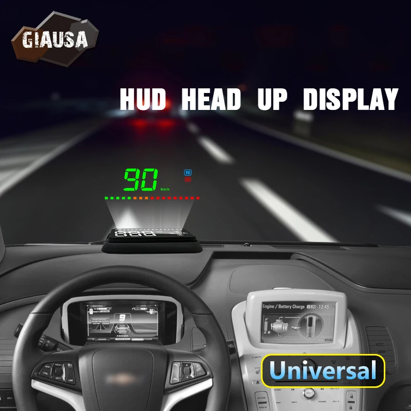 A2 HUD GPS 3.5 inch Car Head Up Display Speed Alarm Compass Windshield Projector Speedometer HUD Compatible with All Car
A2 HUD GPS 3.5 inch Car Head Up Display Speed Alarm Compass Windshield Projector Speedometer HUD Compatible with All Car